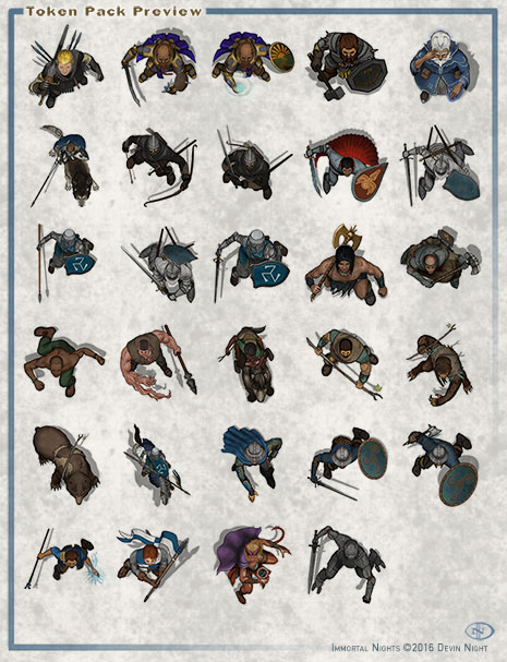 Fantasy Grounds - Heroic Characters 9 (Token Pack) screenshot 5