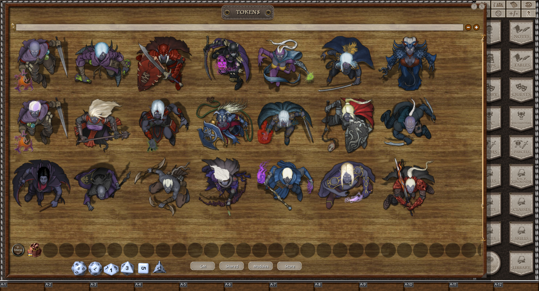 Fantasy Grounds - Drow (Token Pack) screenshot 4