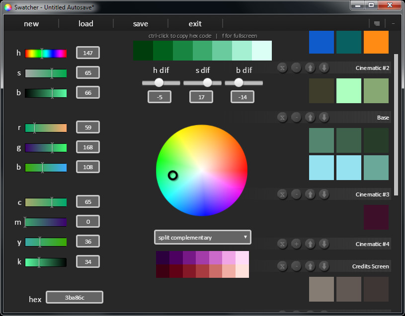 Swatcher screenshot 2