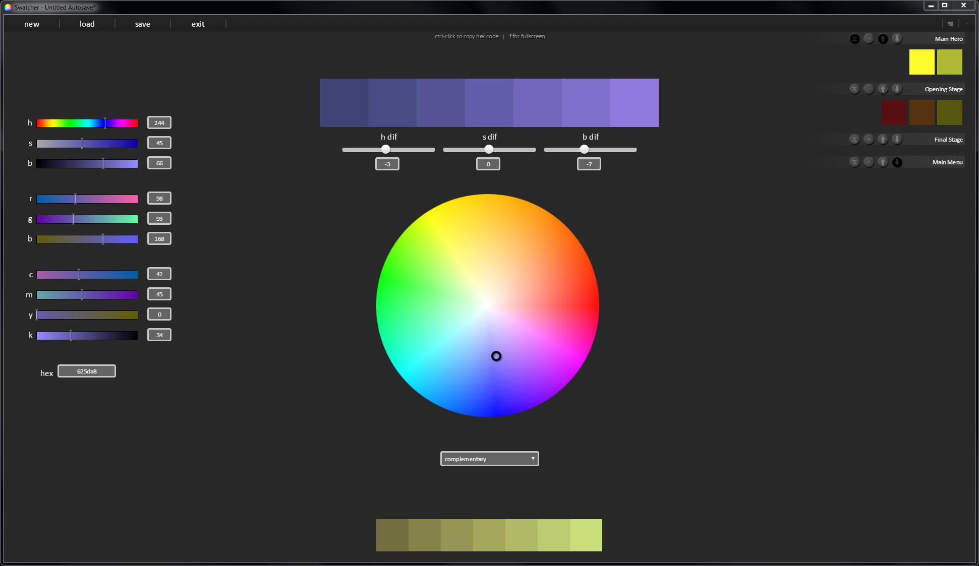 Swatcher screenshot 1