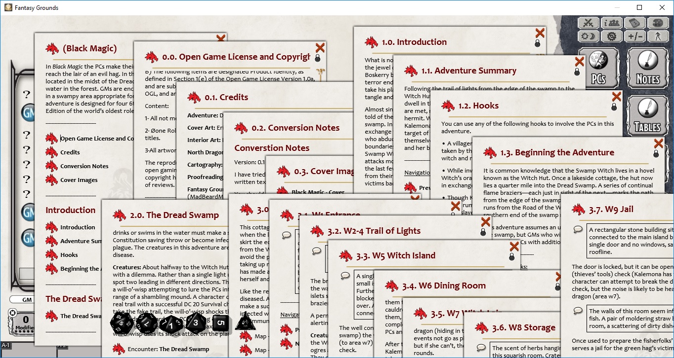 Fantasy Grounds - Black Magic (5E) screenshot 3