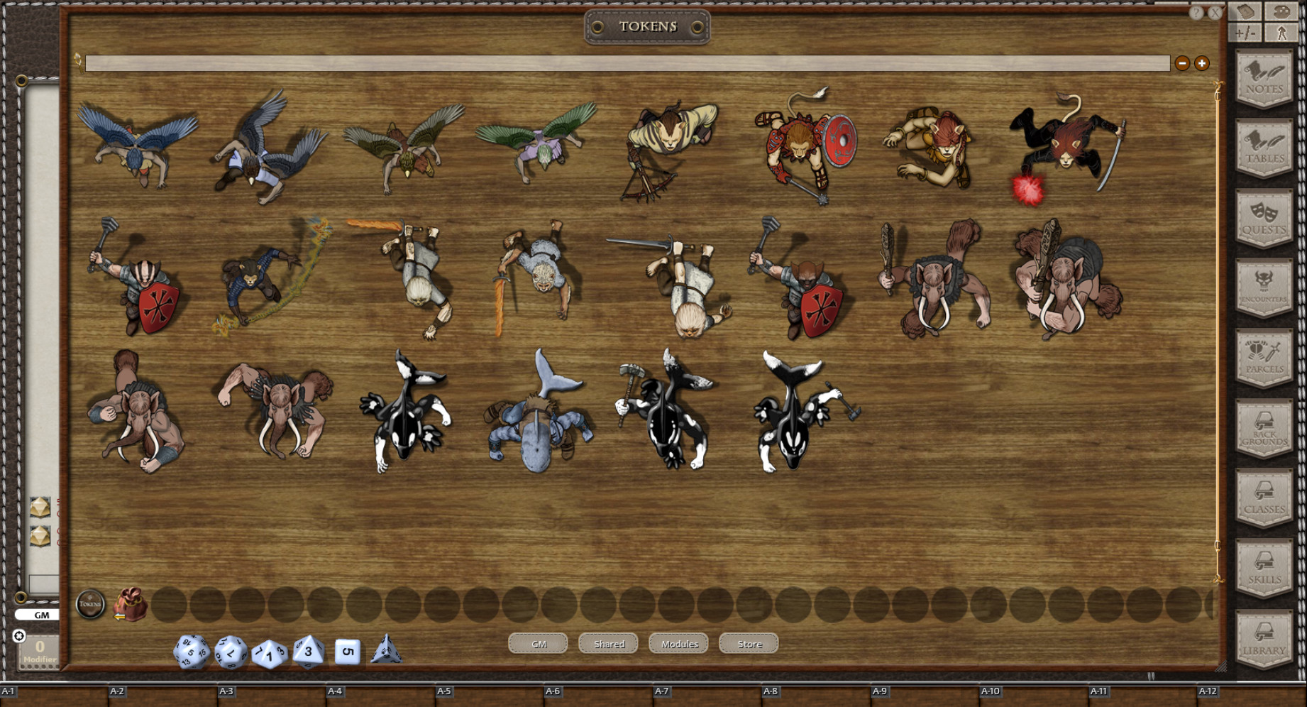 Fantasy Grounds - Hybrids (Token Pack) screenshot 3