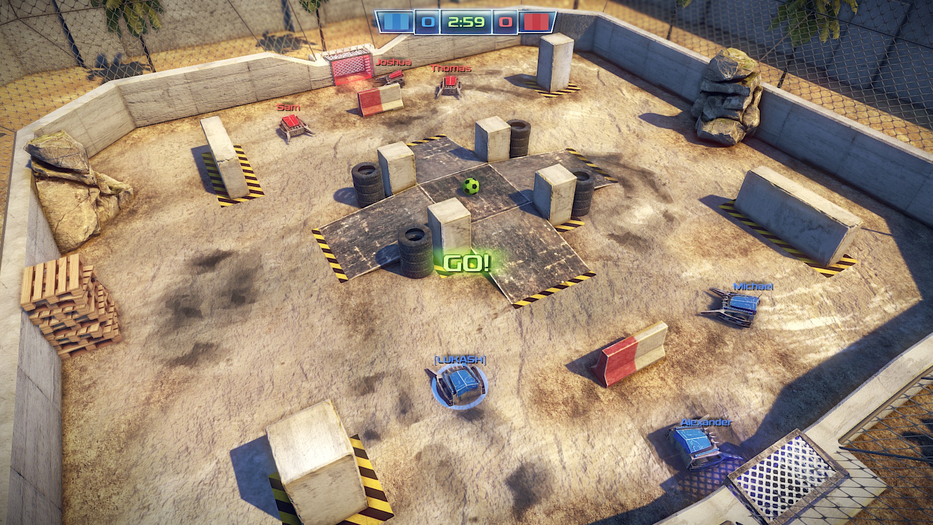 Robot Soccer Challenge screenshot 1