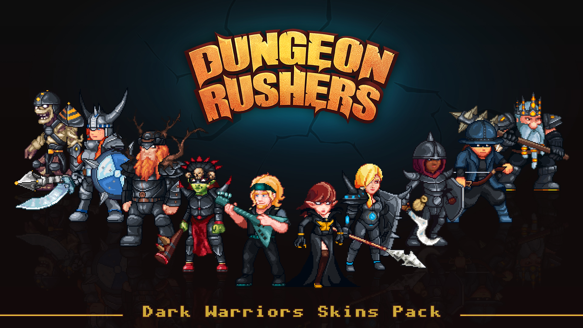 Dungeon Rushers - Dark Warriors Skins Pack screenshot 1