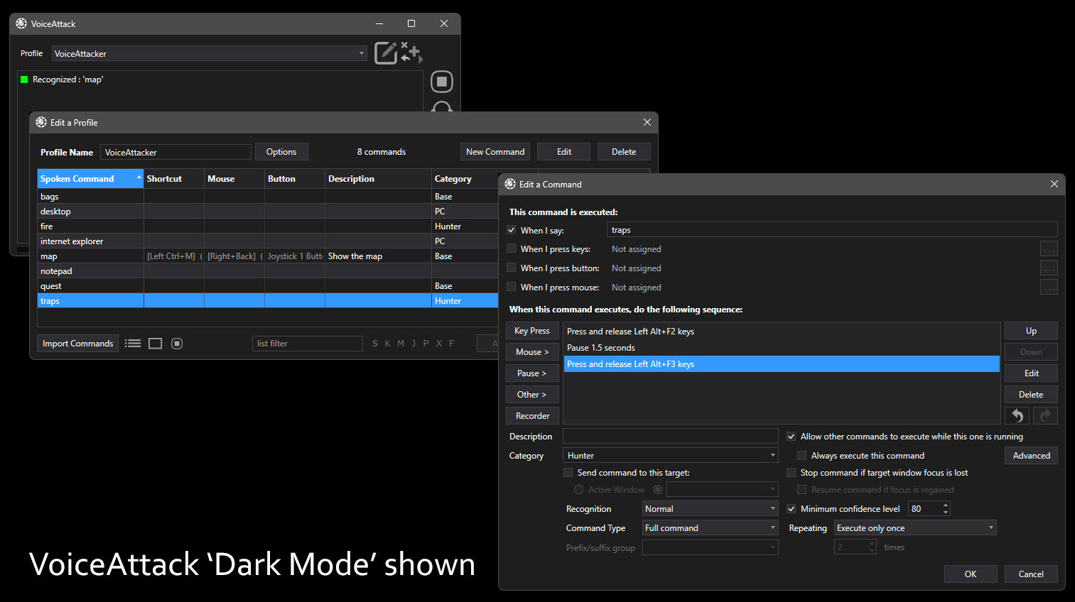VoiceAttack screenshot 1