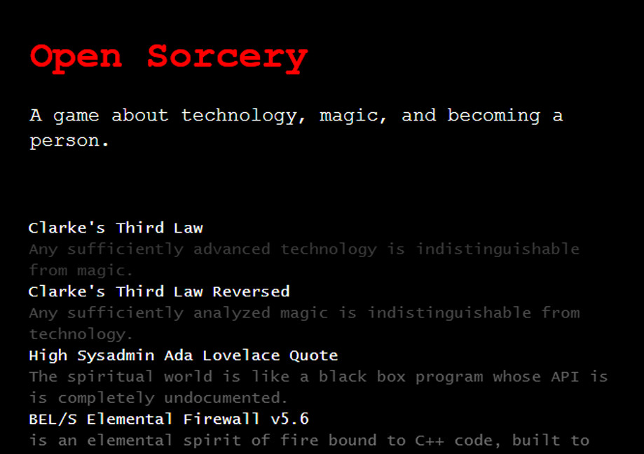 Open Sorcery screenshot 3