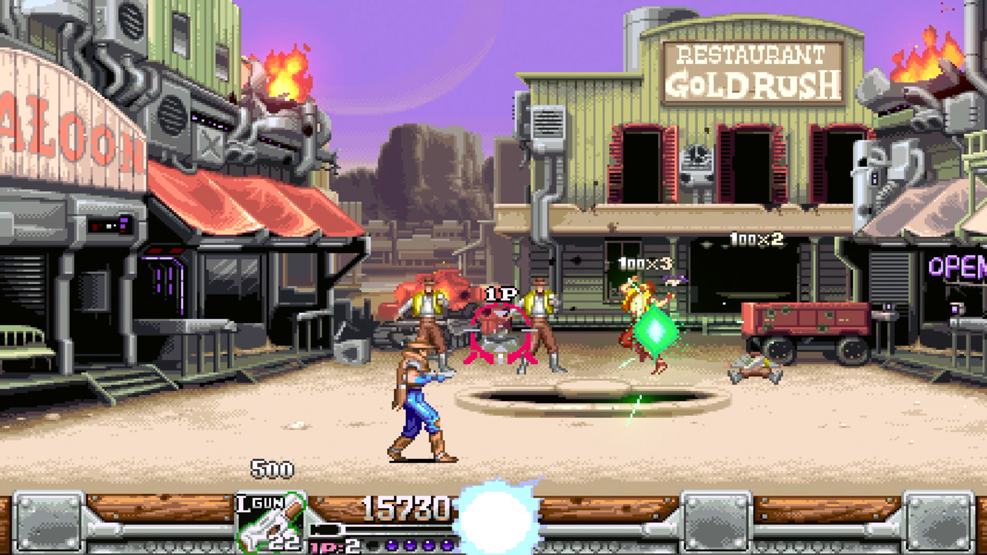 Wild Guns Reloaded screenshot 2