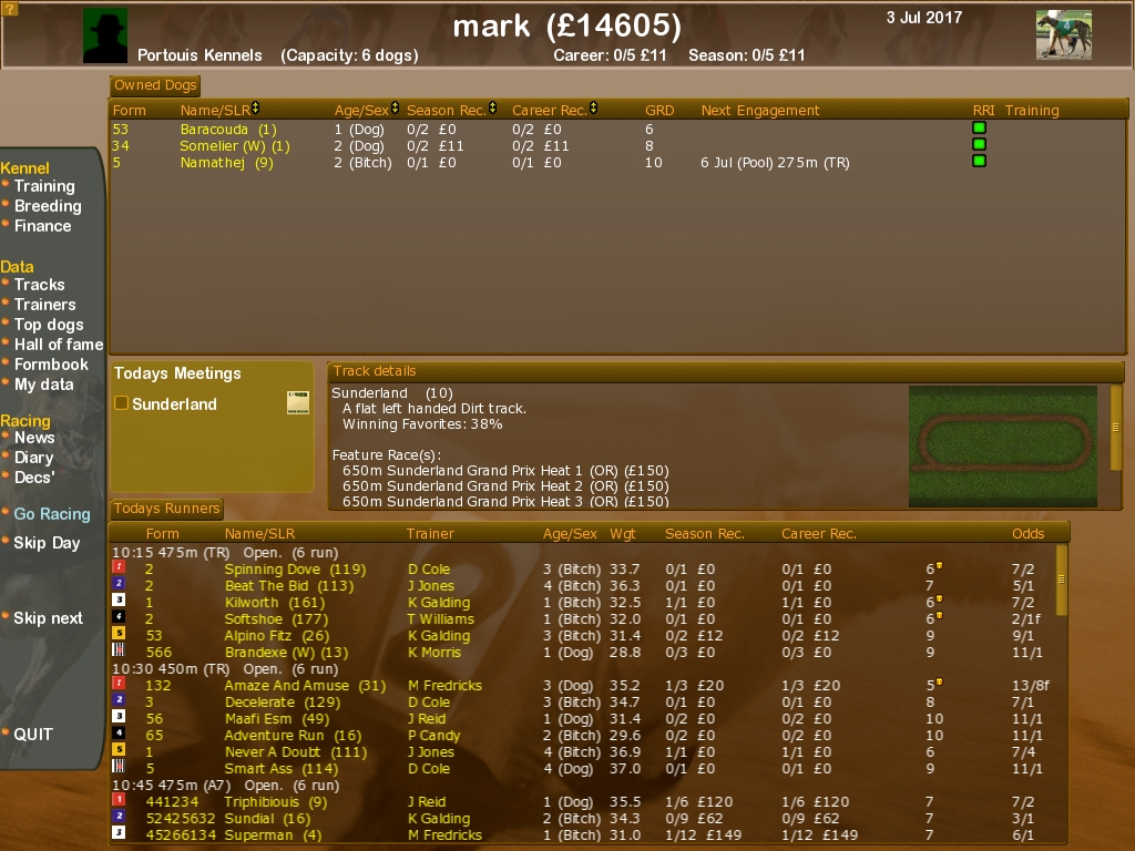 Greyhound Manager 2 Rebooted screenshot 6
