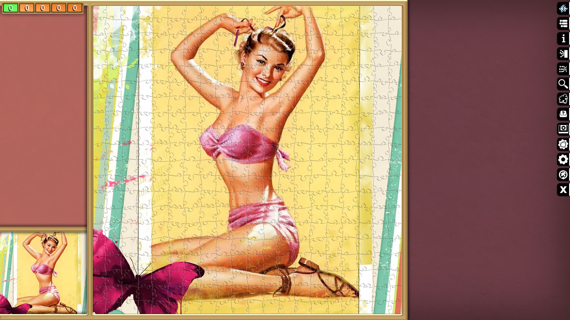Jigsaw Puzzle Pack - Pixel Puzzles Ultimate: Pin-Ups screenshot 1