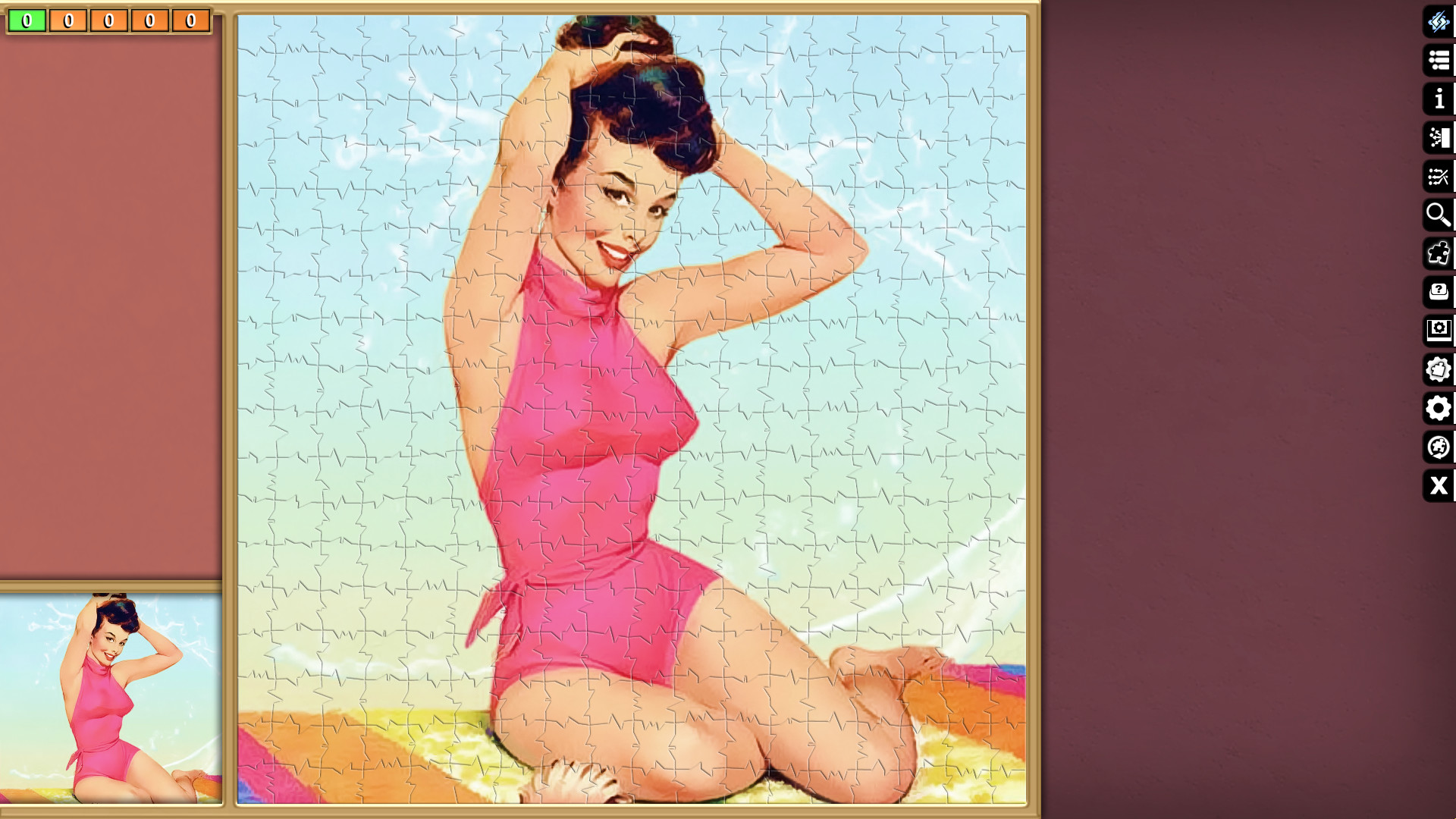 Jigsaw Puzzle Pack - Pixel Puzzles Ultimate: Pin-Ups screenshot 6