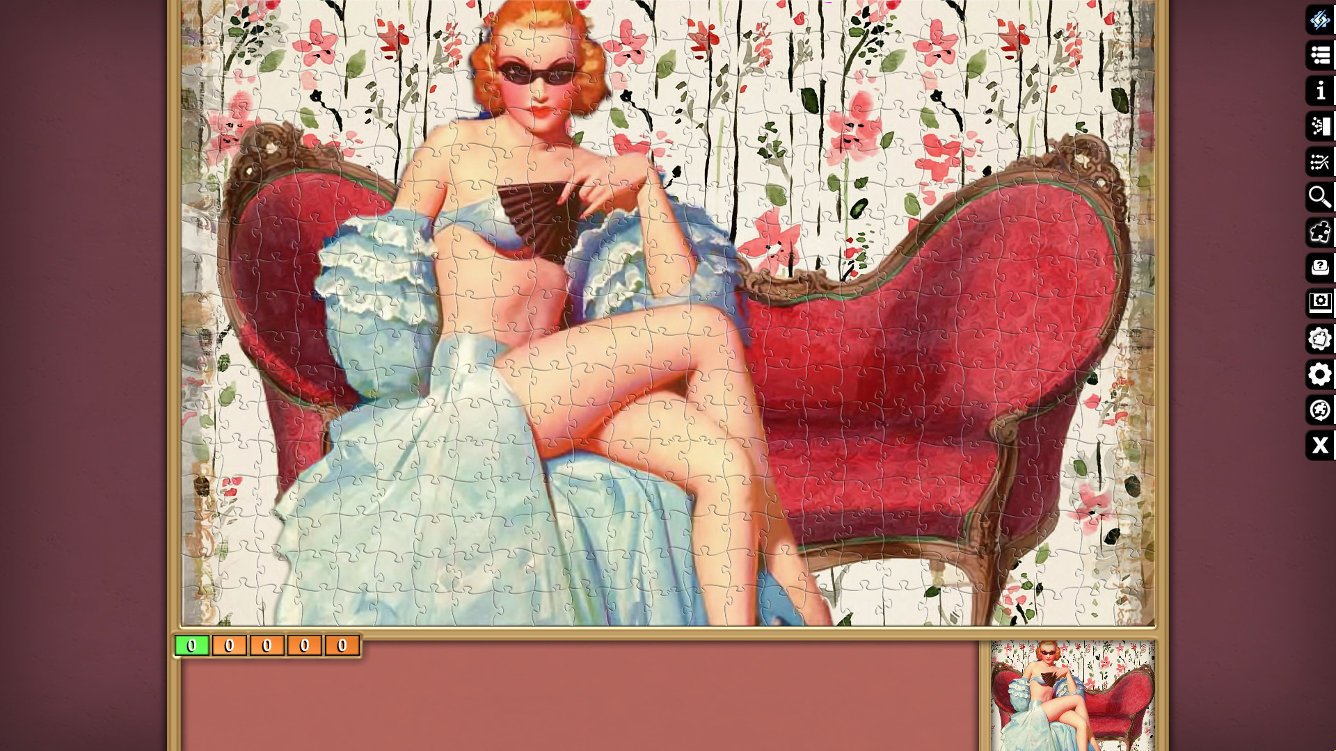 Jigsaw Puzzle Pack - Pixel Puzzles Ultimate: Pin-Ups screenshot 5