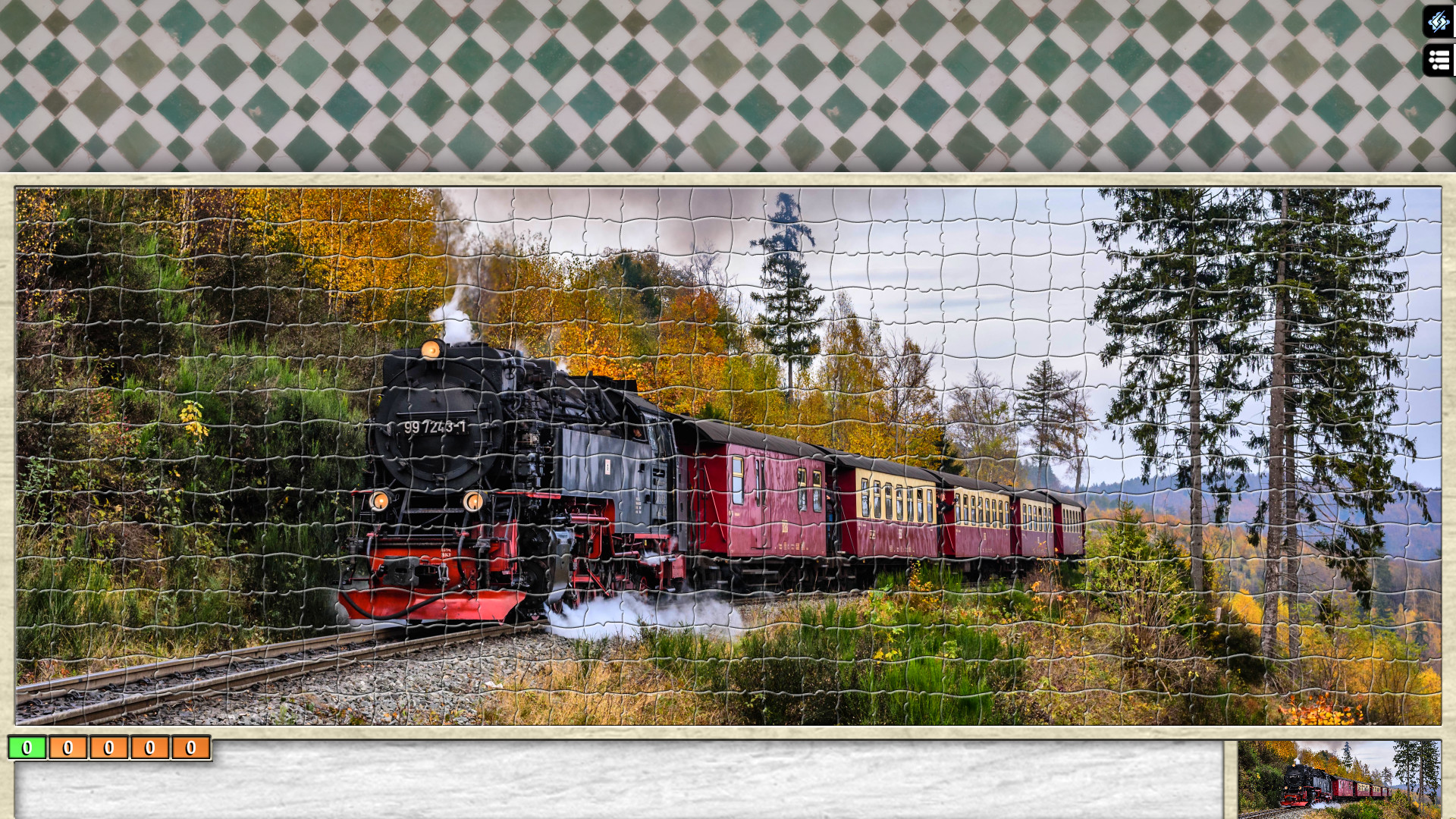 Jigsaw Puzzle Pack - Pixel Puzzles Ultimate: Trains screenshot 1