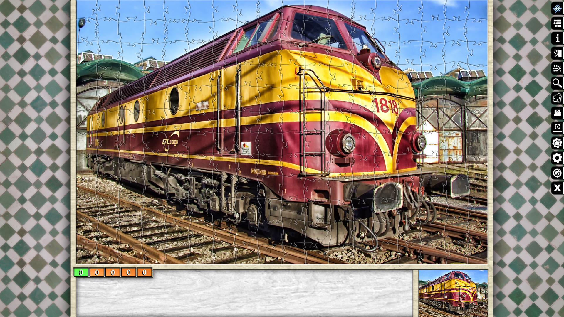 Jigsaw Puzzle Pack - Pixel Puzzles Ultimate: Trains screenshot 4