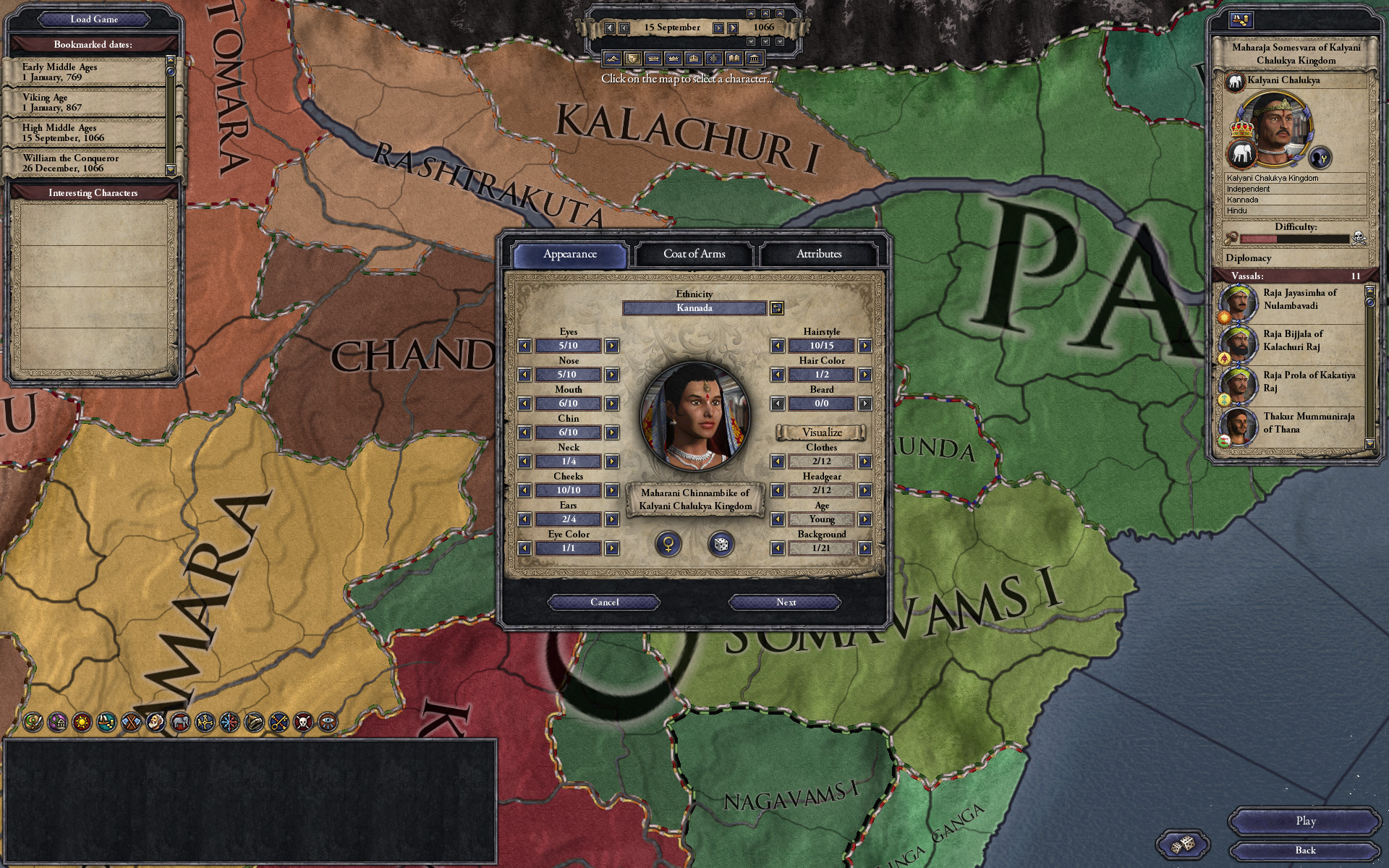 Crusader Kings II: South Indian Portraits 5 Year Anniversary Gift screenshot 2