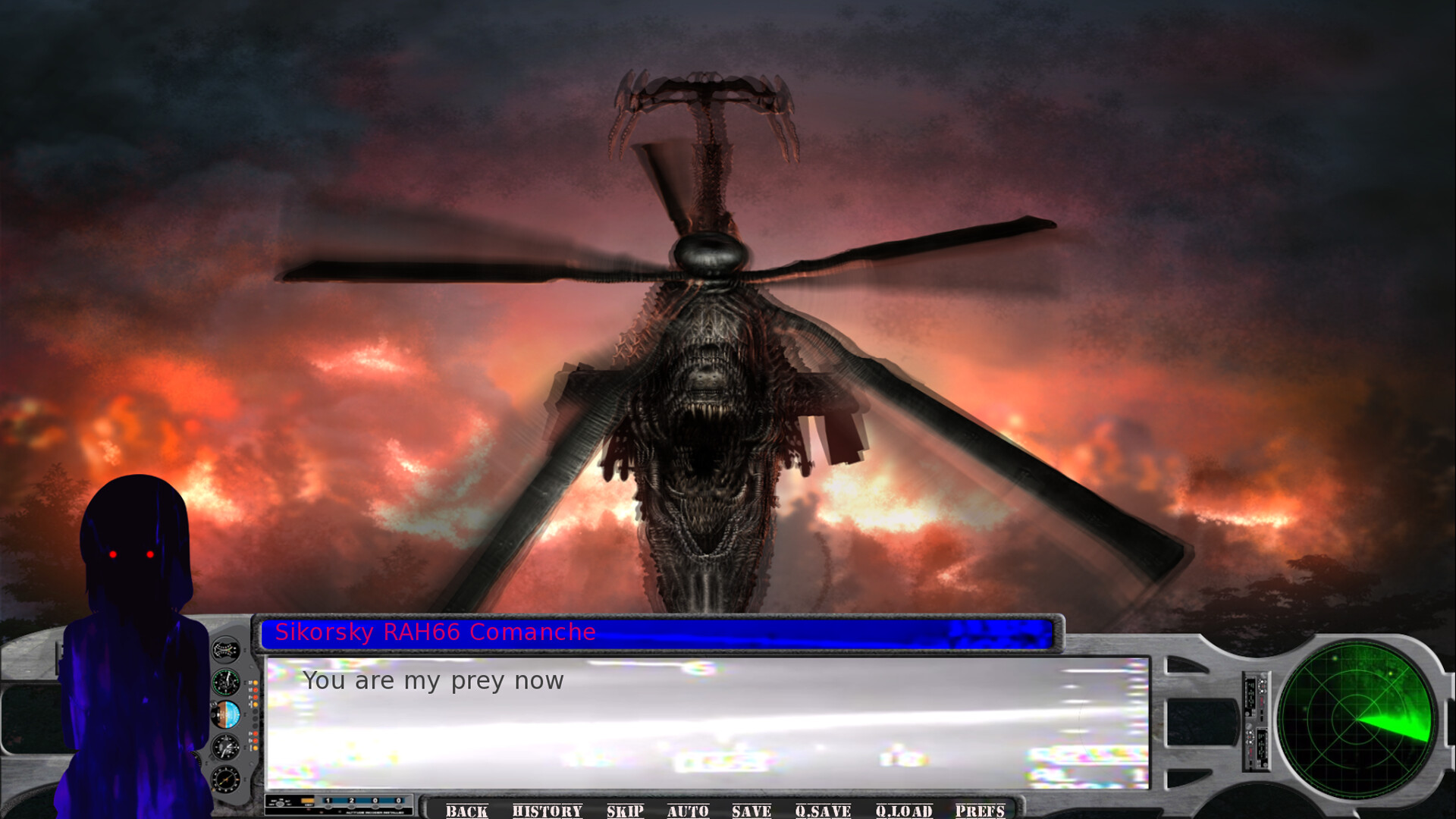 Attack Helicopter Dating Simulator screenshot 4