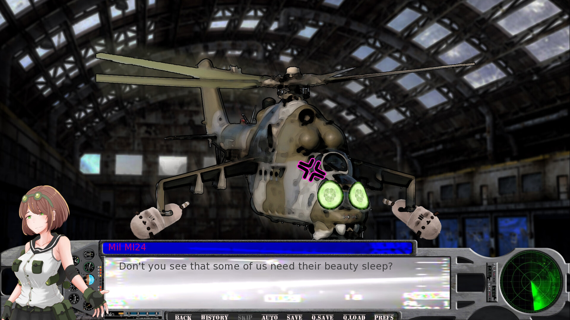 Attack Helicopter Dating Simulator screenshot 7