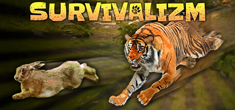 Survivalizm - The Animal Simulator — Steam header