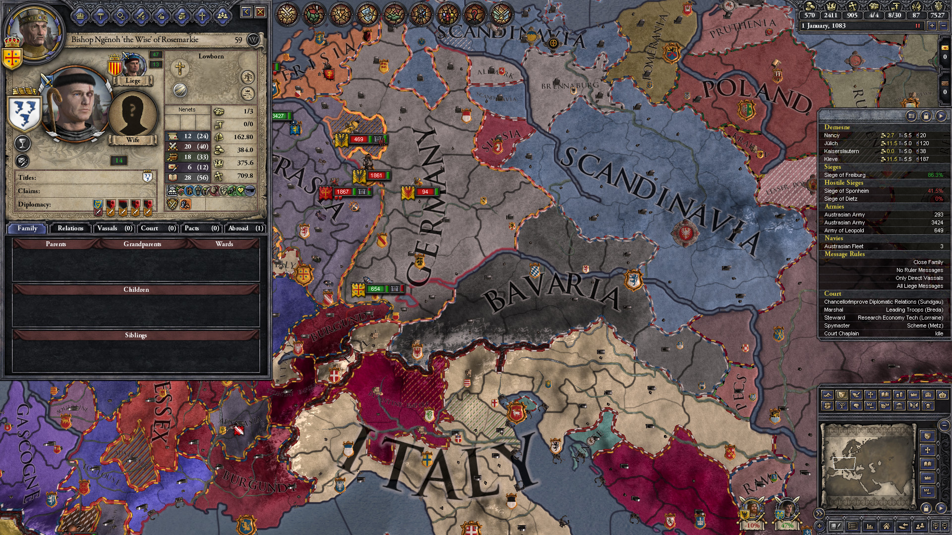 Crusader Kings II: Hymns of Revelation screenshot 1