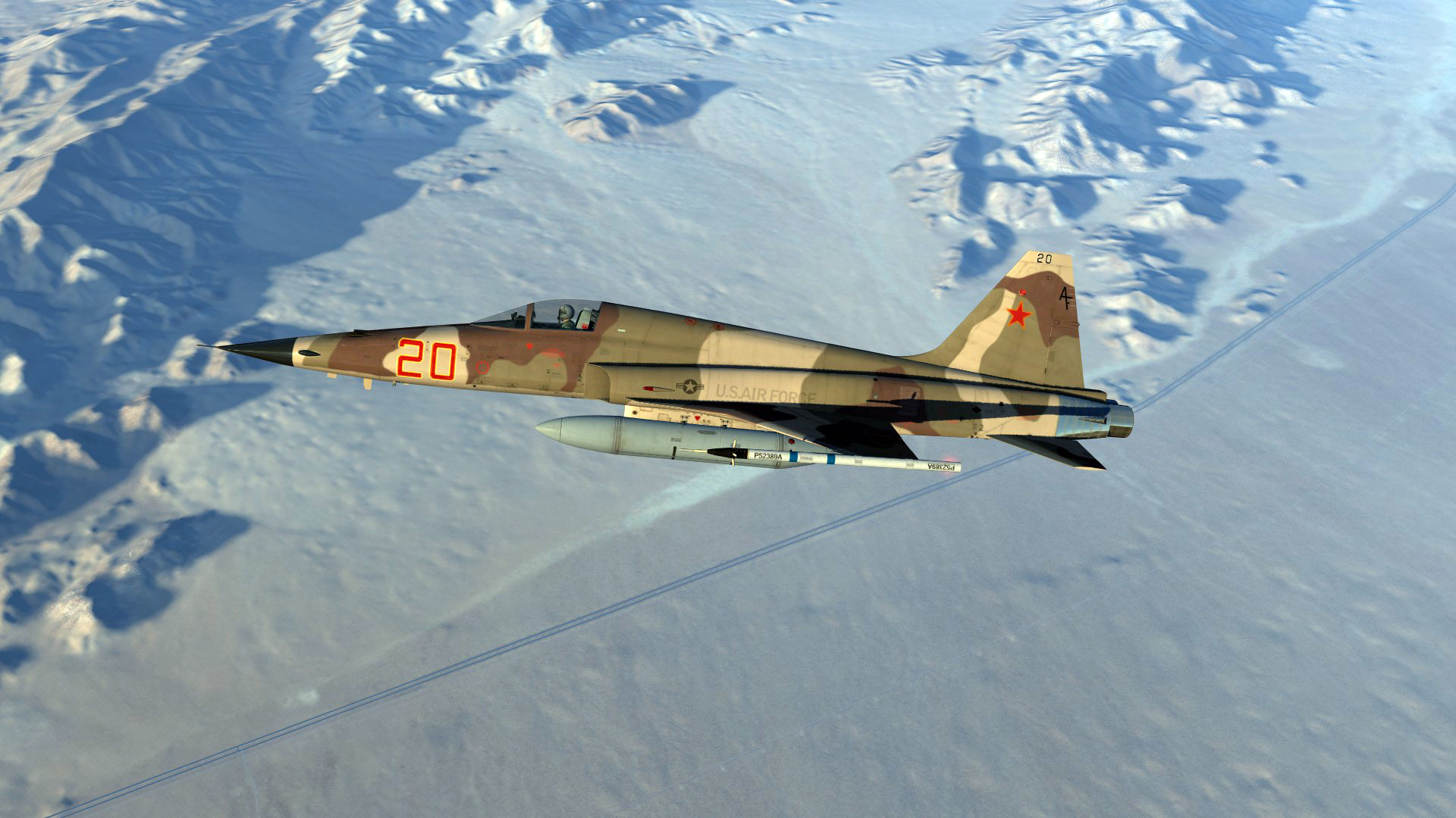 F-5E: Aggressors Basic Fighter Maneuvers Campaign screenshot 8