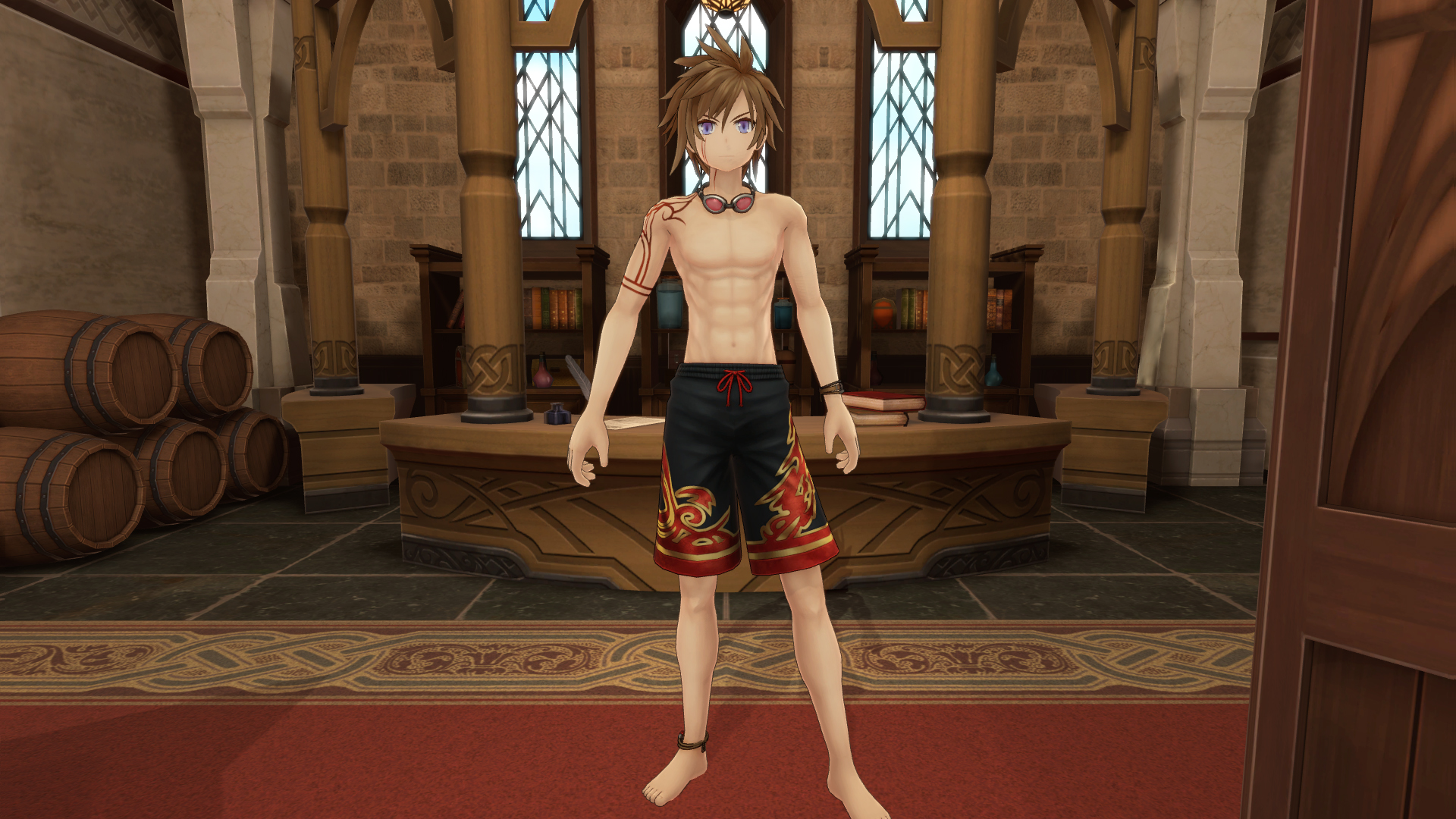 Kai-ri-Sei Million Arthur VR - Mercenary Arthur swimsuit