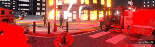 Flashing Lights - Police, Firefighting, Emergency Services (EMS) Simulator