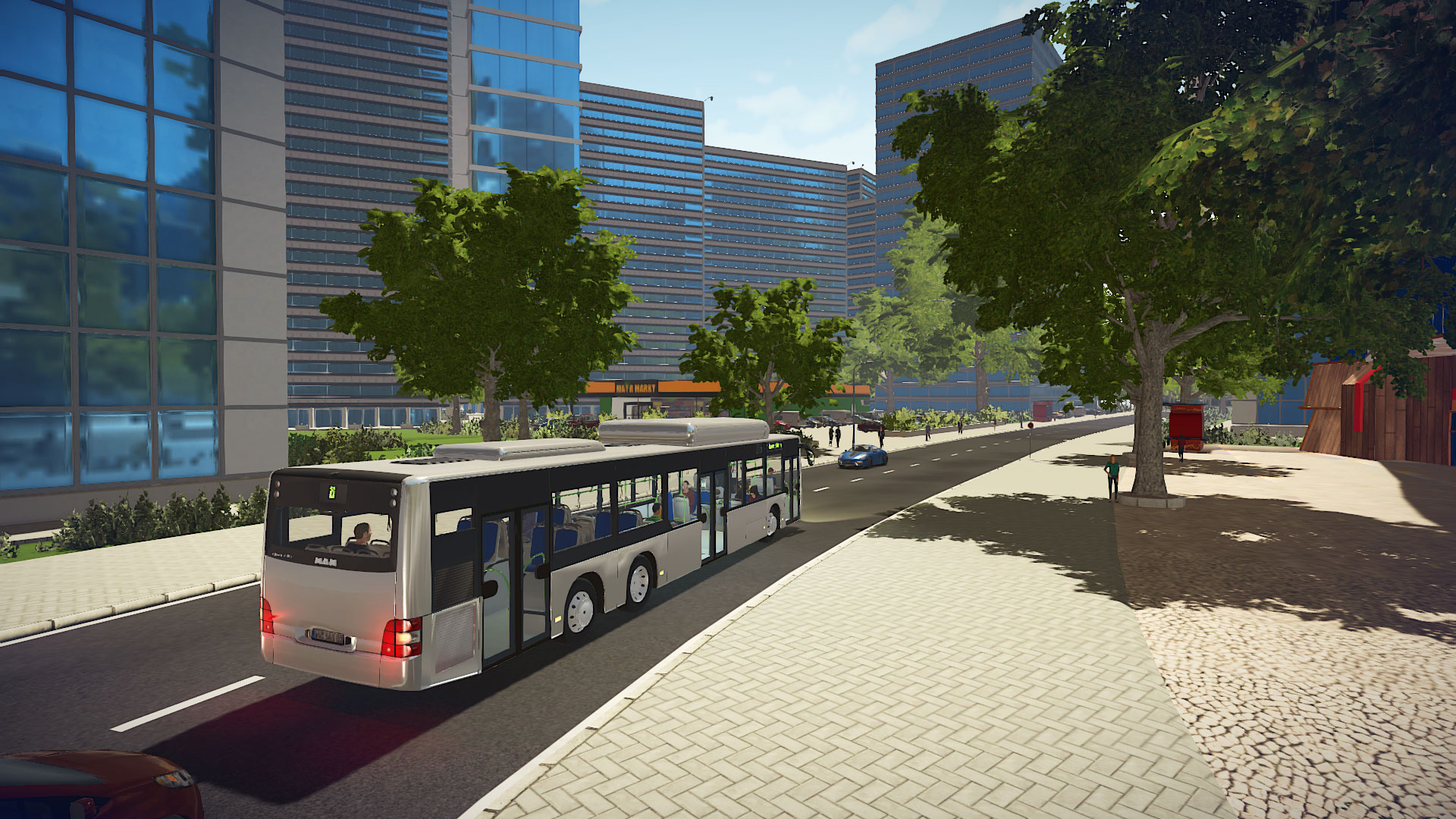 Bus Simulator 16 - MAN Lion's City CNG Pack screenshot 13