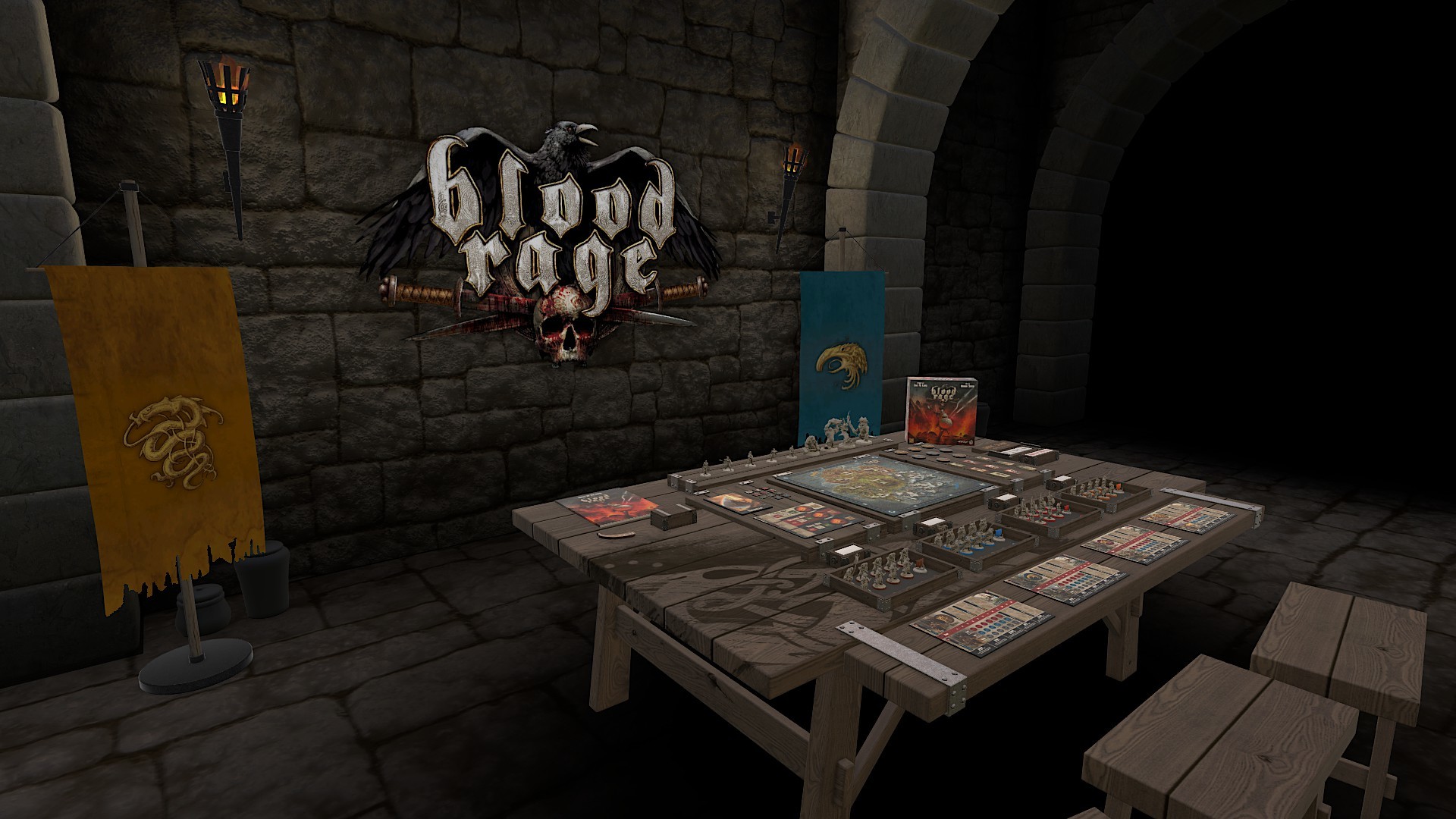 Tabletop Simulator - Blood Rage screenshot 5