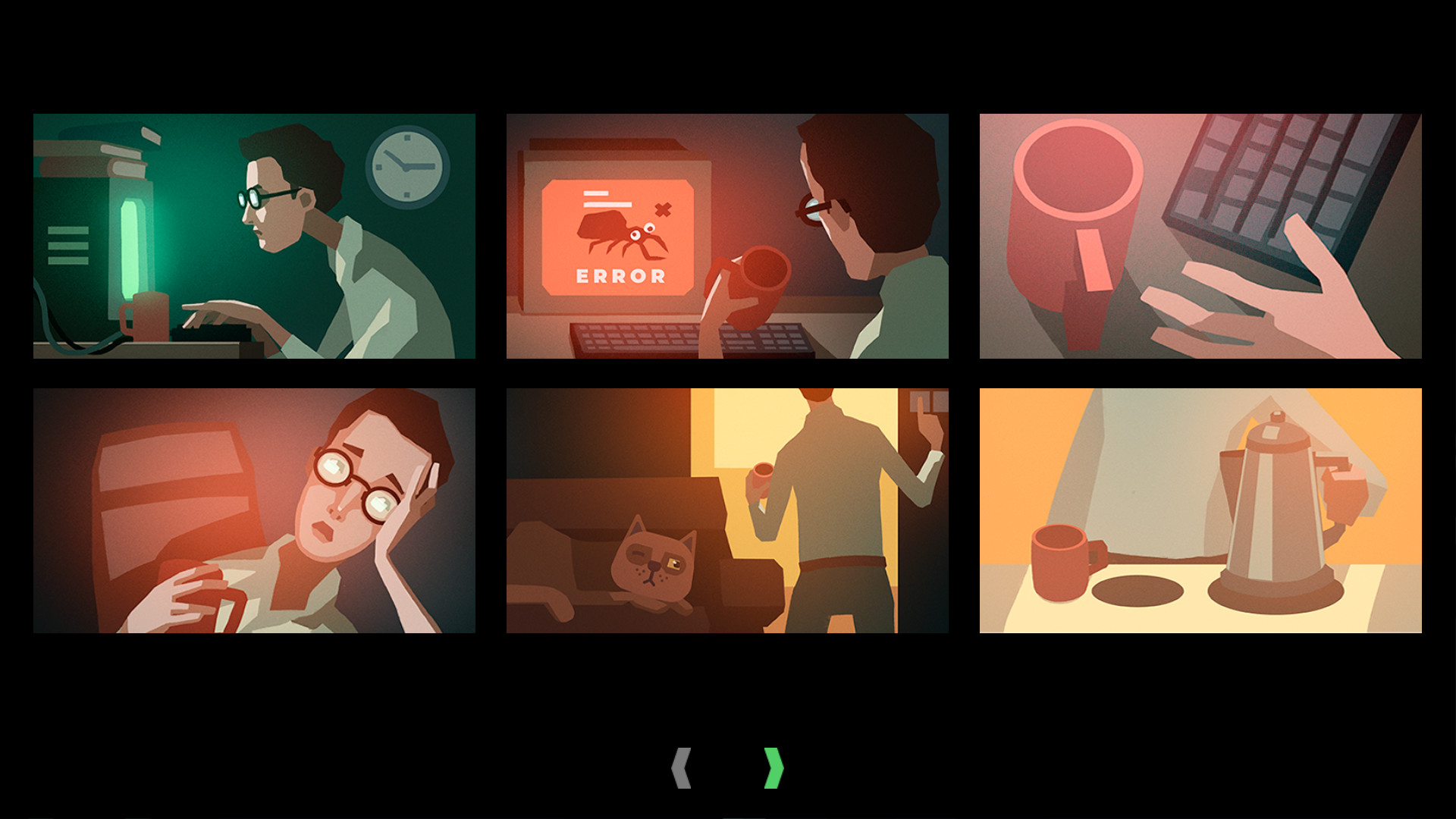 while True: learn() on Steam