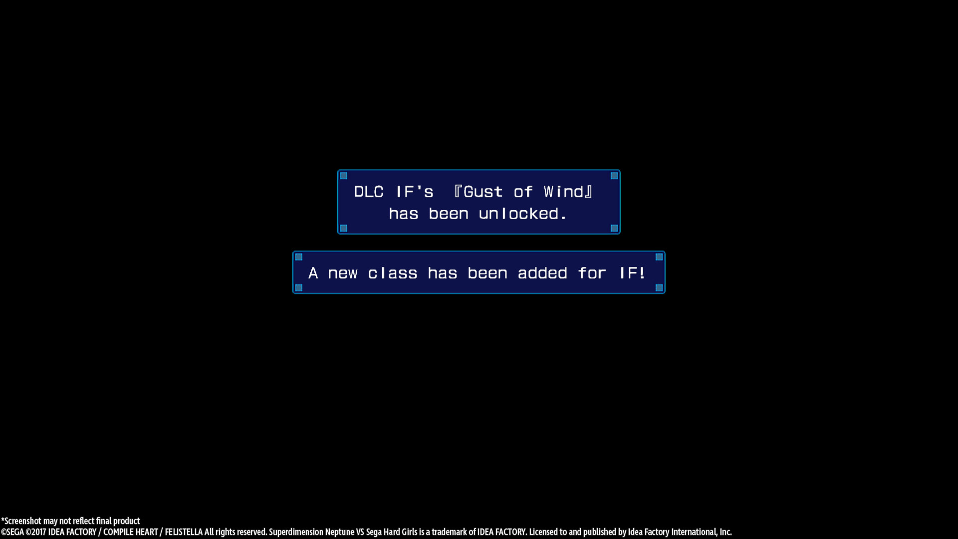 Superdimension Neptune VS Sega Hard Girls - IF's Gust of Wind screenshot 1