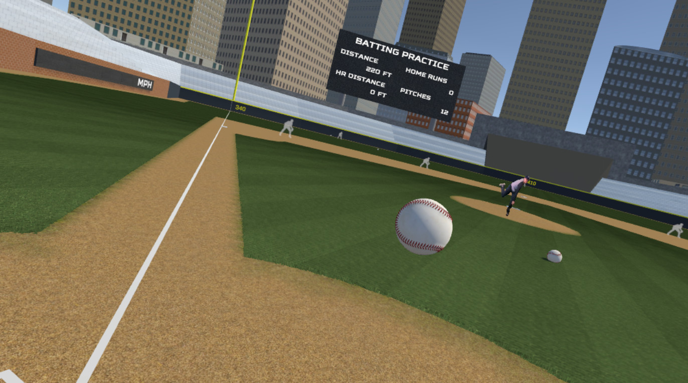 Big Hit VR Baseball screenshot 2