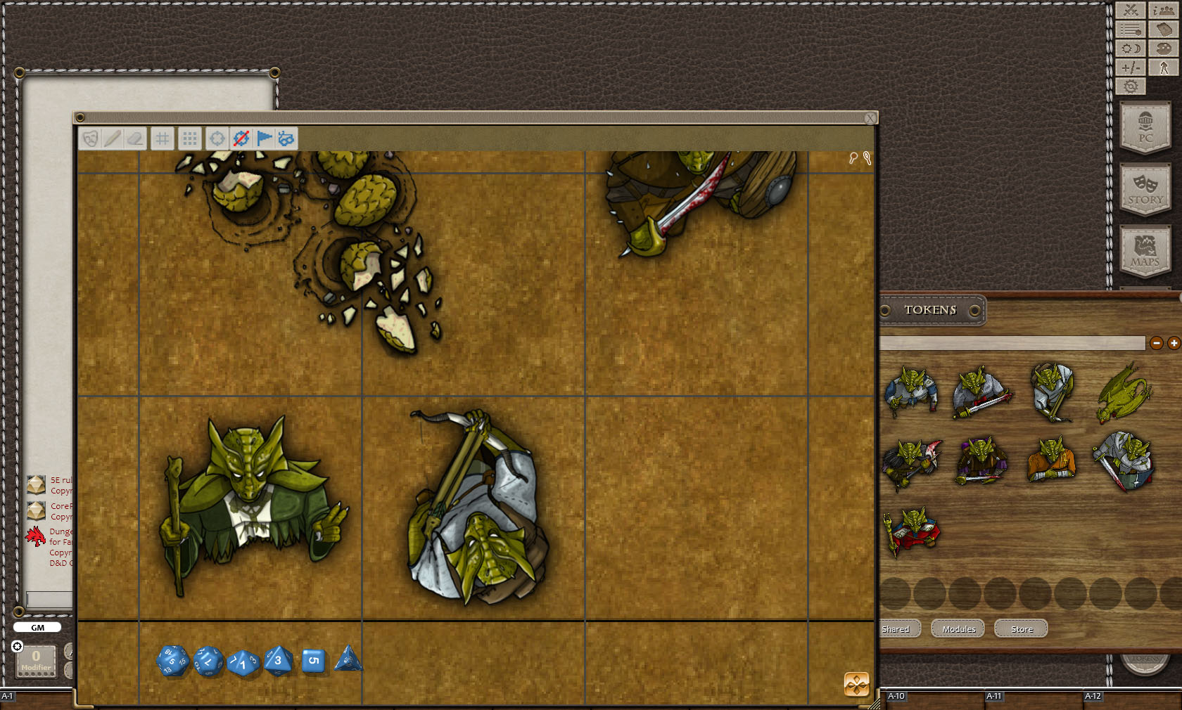 Fantasy Grounds - Brass Dragons (Token Pack) screenshot 4