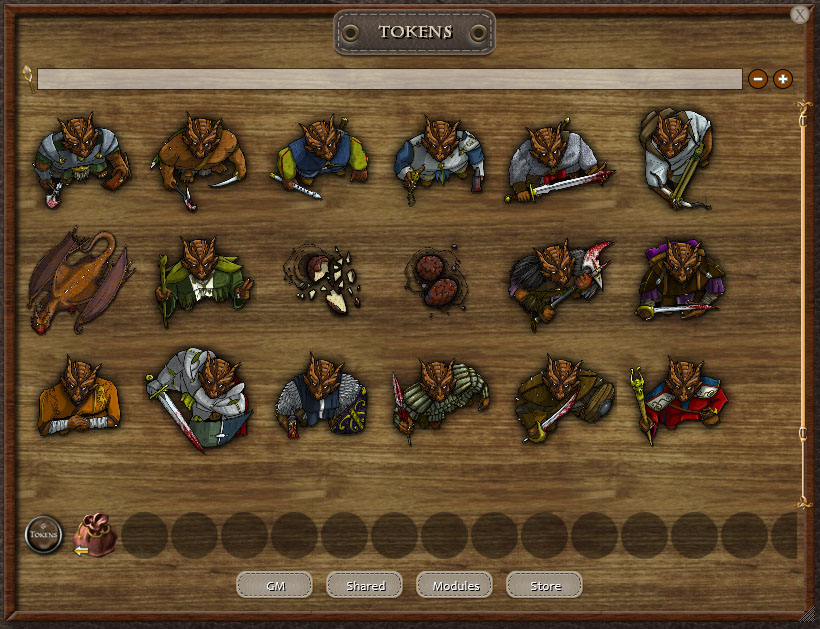 Fantasy Grounds - Copper Dragons (Token Pack) screenshot 1