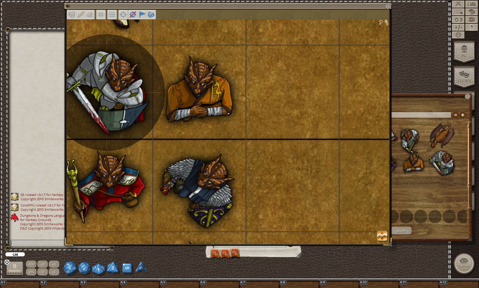 Fantasy Grounds - Copper Dragons (Token Pack) screenshot 4