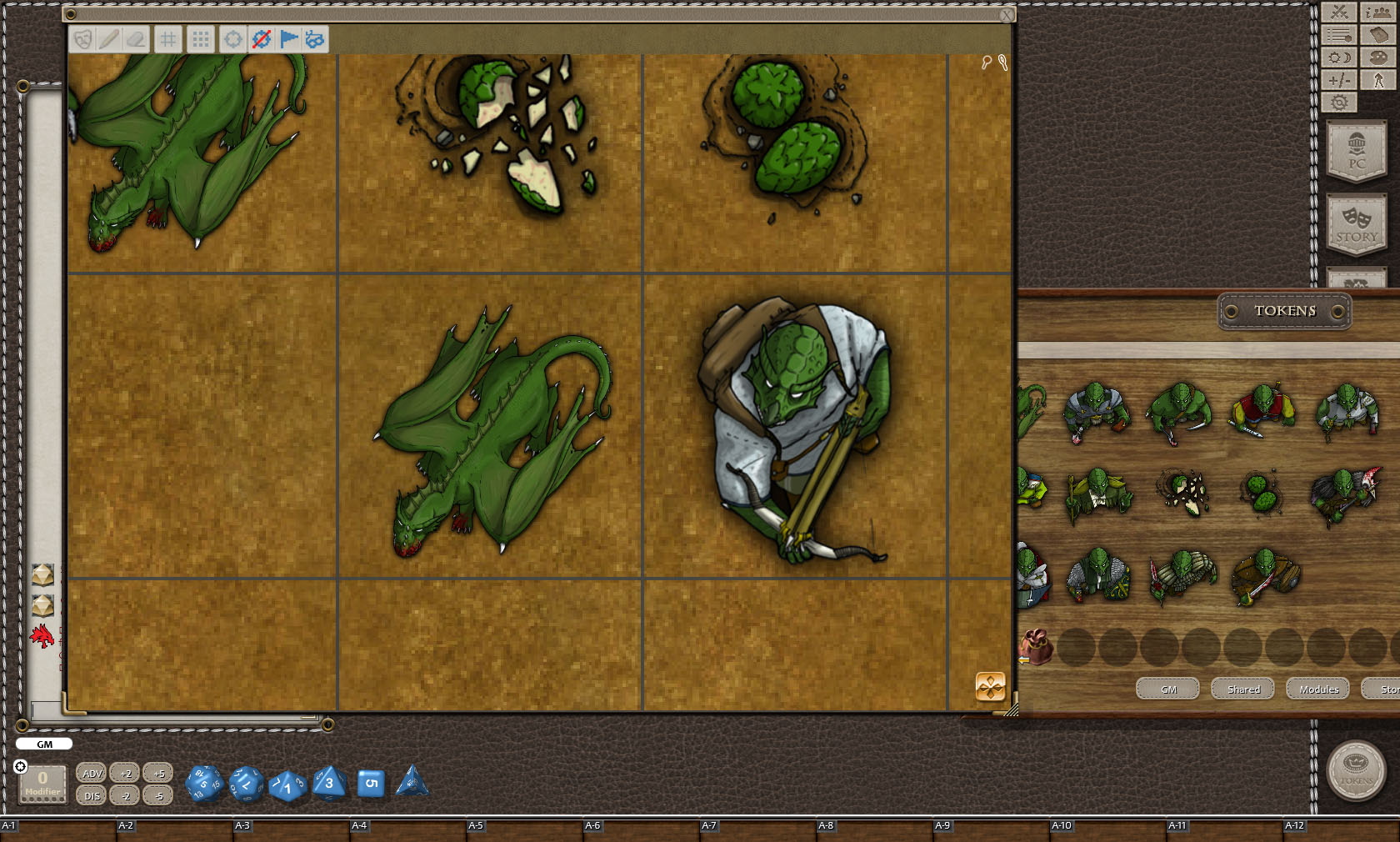 Fantasy Grounds - Green Dragons (Token Pack) screenshot 4