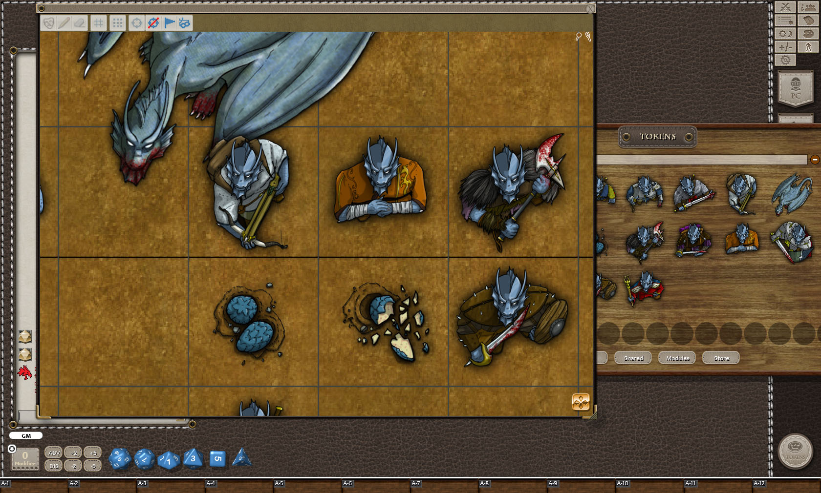 Fantasy Grounds - Silver Dragons (Token Pack) screenshot 4