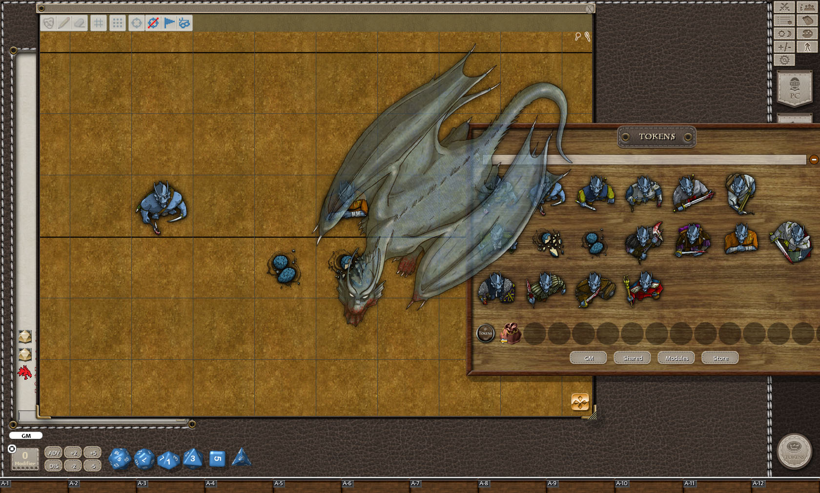Fantasy Grounds - Silver Dragons (Token Pack) screenshot 2