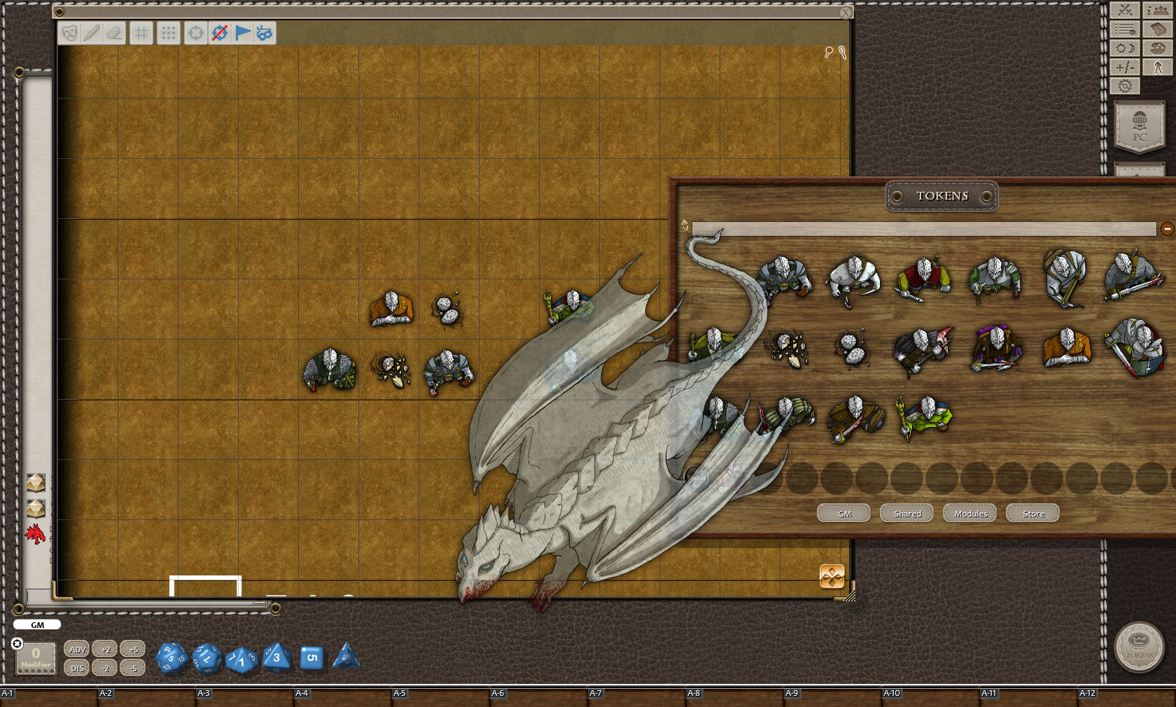 Fantasy Grounds - White Dragons (Token Pack) screenshot 2