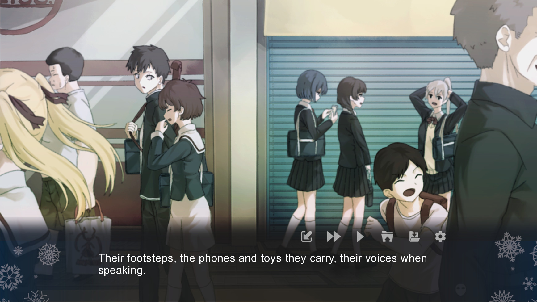 Winter's Empty Mask - Visual novel screenshot 1