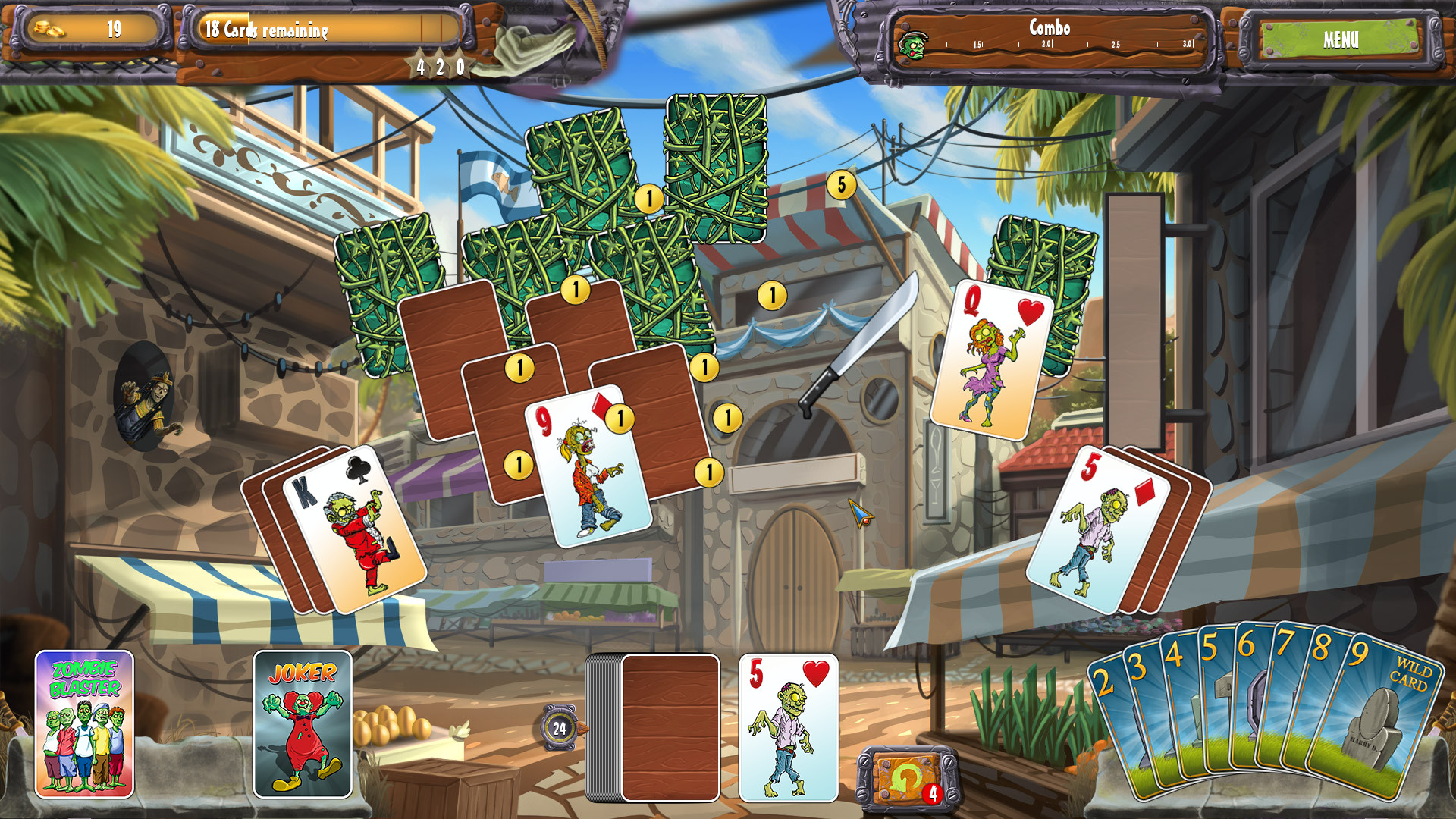 Zombie Solitaire 2 Chapter 3 screenshot 11