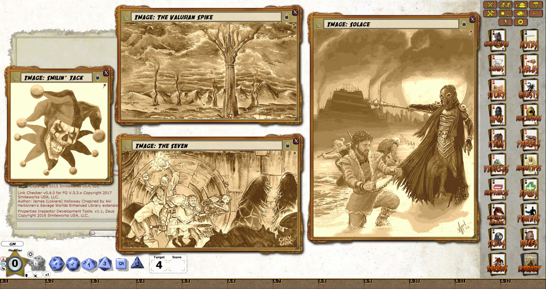 Fantasy Grounds - Evernight (Savage Worlds) screenshot 1
