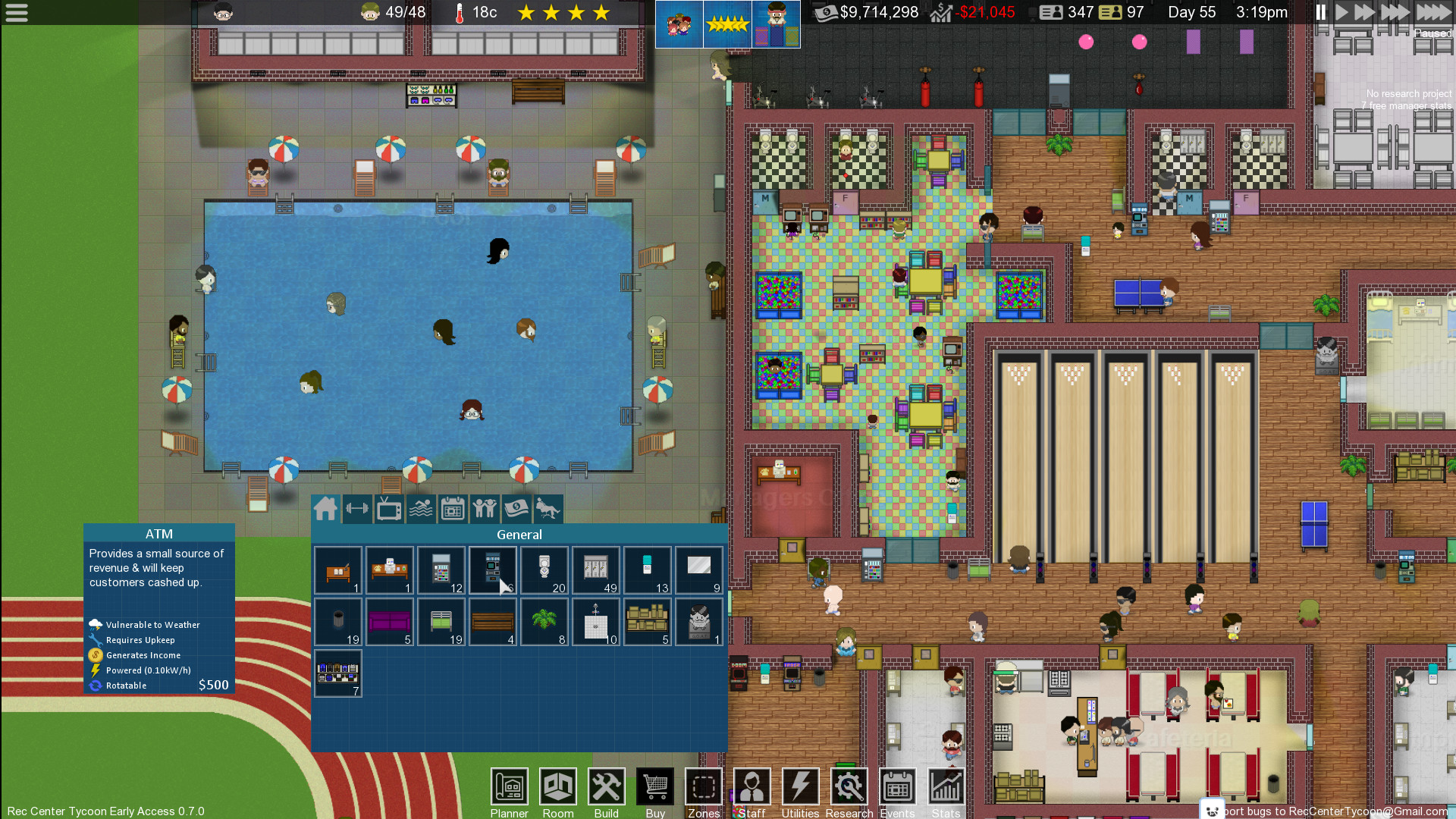 Rec Center Tycoon screenshot 2