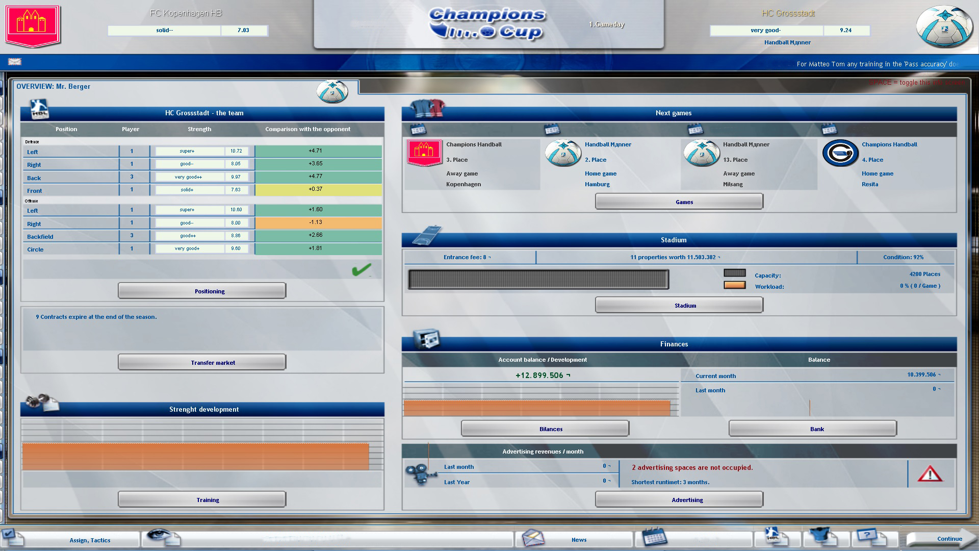 Handball Manager - TEAM screenshot 18