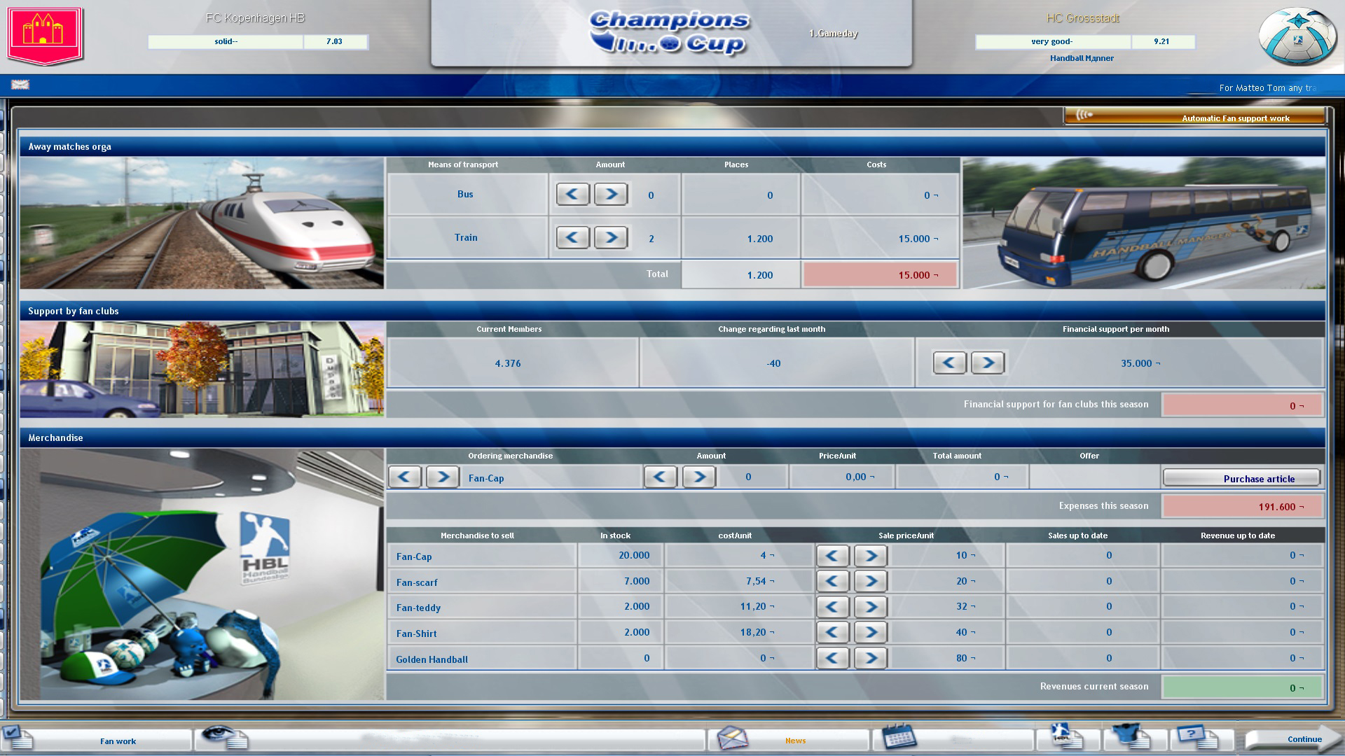 Handball Manager - TEAM screenshot 13
