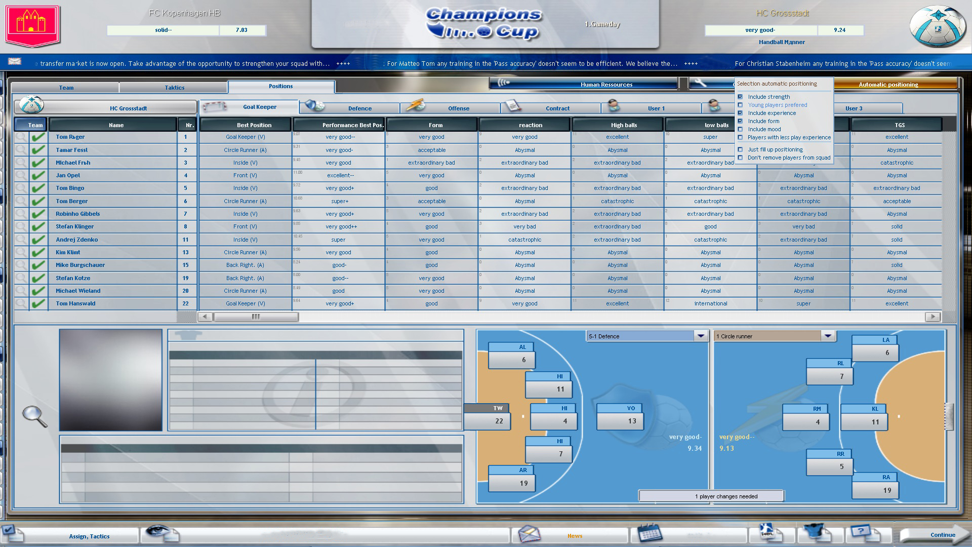 Handball Manager - TEAM screenshot 14