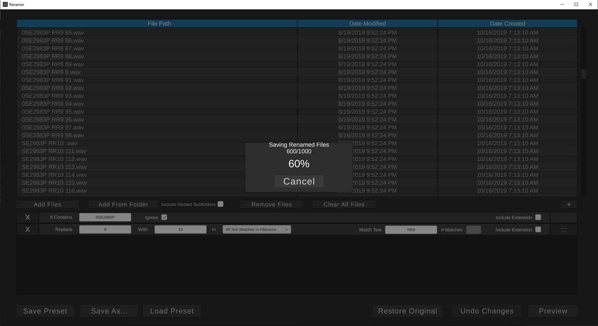 Renamer screenshot 4