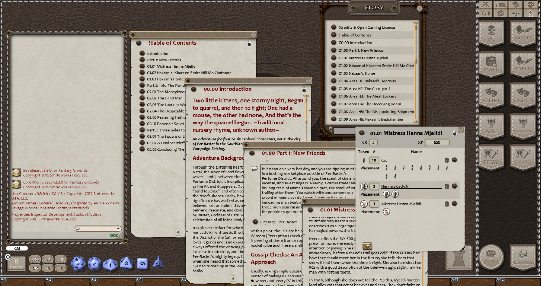Fantasy Grounds - Cat & Mouse (5E) screenshot 2