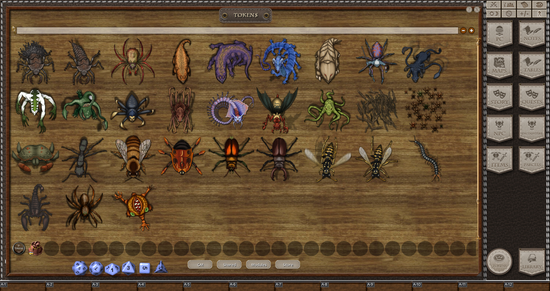 Fantasy Grounds - Many-Legged Fiends (Token Pack) screenshot 3