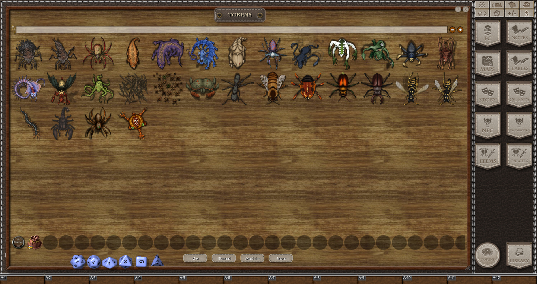 Fantasy Grounds - Many-Legged Fiends (Token Pack) screenshot 2
