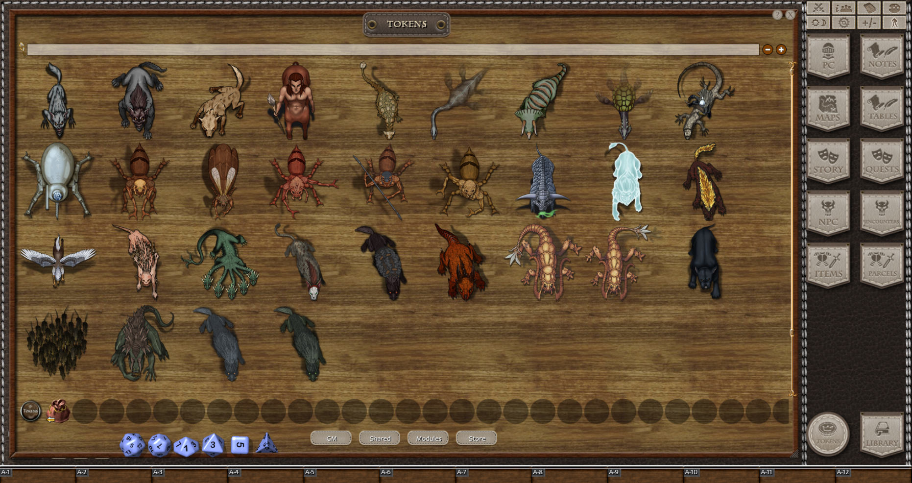 Fantasy Grounds - Four-Legged Fiends (Token Pack) screenshot 4