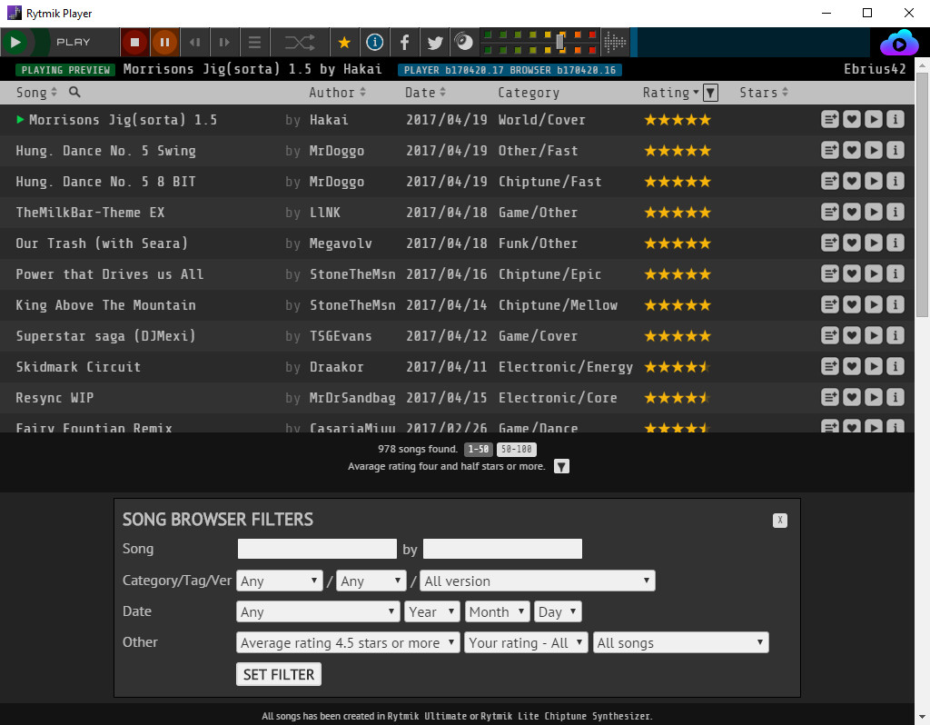 Rytmik Player screenshot 2